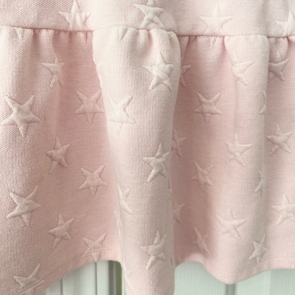 Gymboree Girls Pale Pink Star Textured Dress, Size 5T - Picture 4 of 7